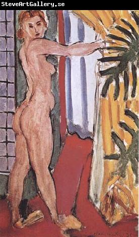 Henri Matisse Nude Standing in front of an Open Door (mk35)